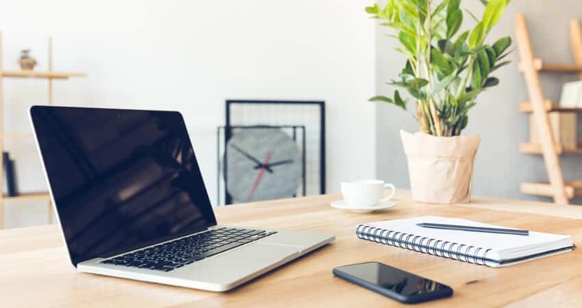 mantenha tudo organizado em seu home office