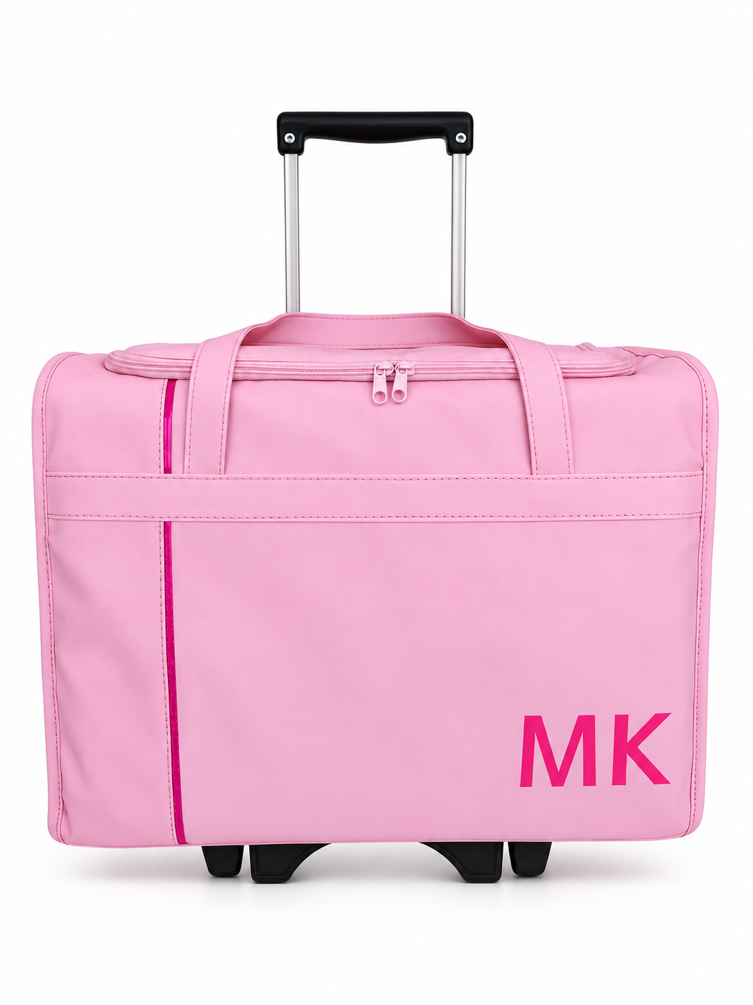 Mala de Viagem Rosa com Logo MK